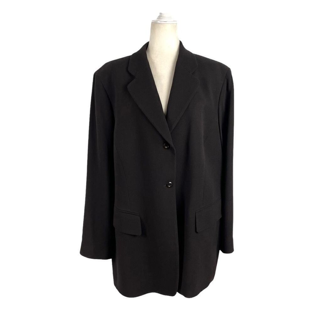 Emanuel Ungaro Women's Size 22 Brown 100% Pure Wool Jacket Blazer